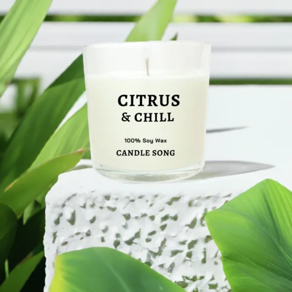Citrus & Chill Soy Candle - Image 7