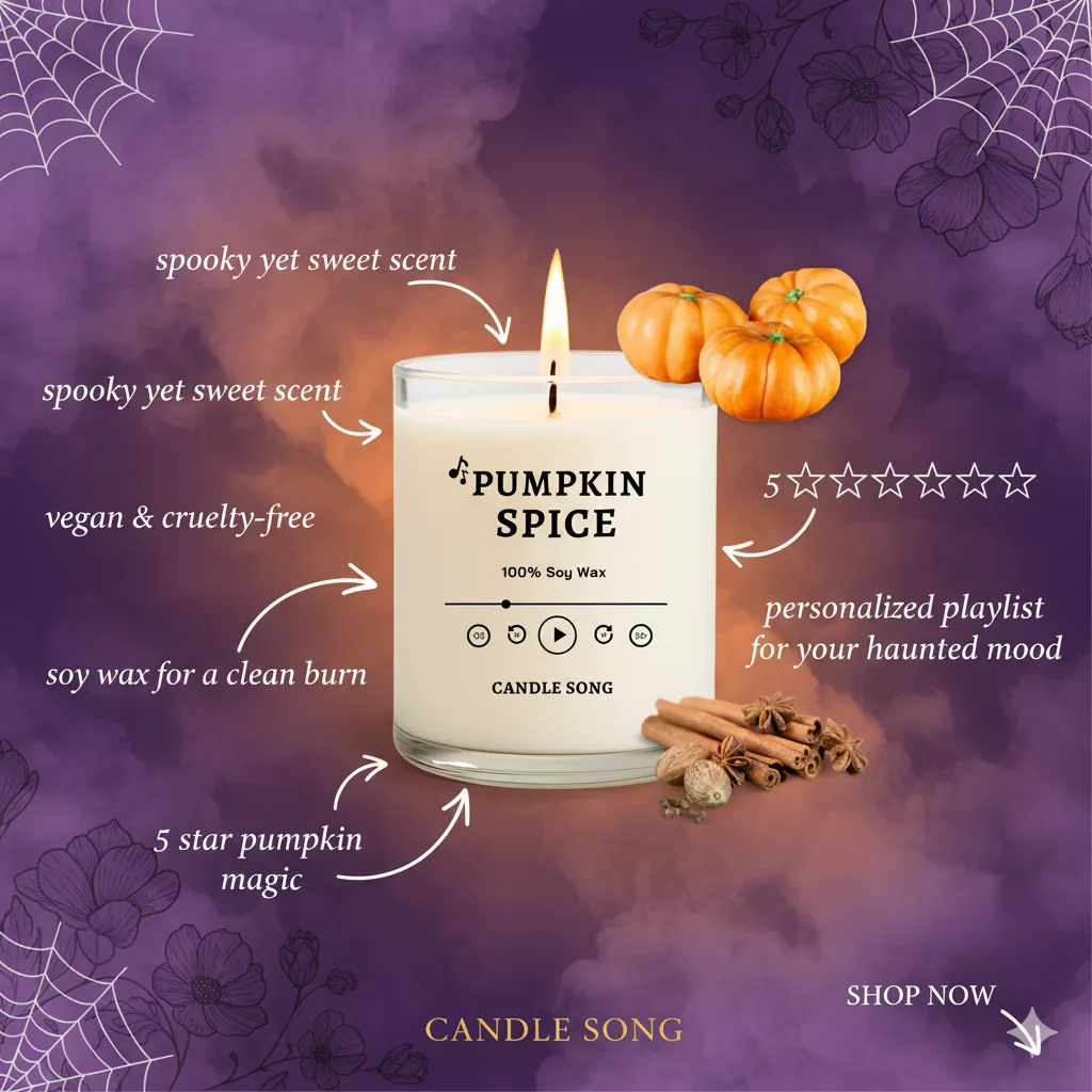 Pumpkin Delight Soy Candle - Image 6