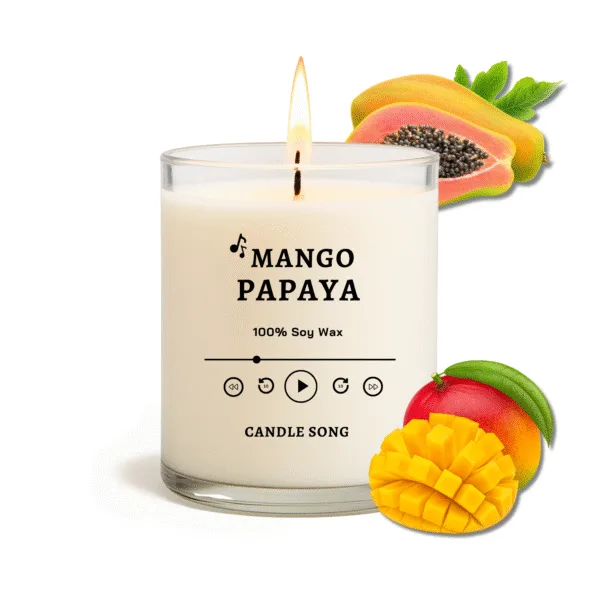 Mango Papaya Soy Candle