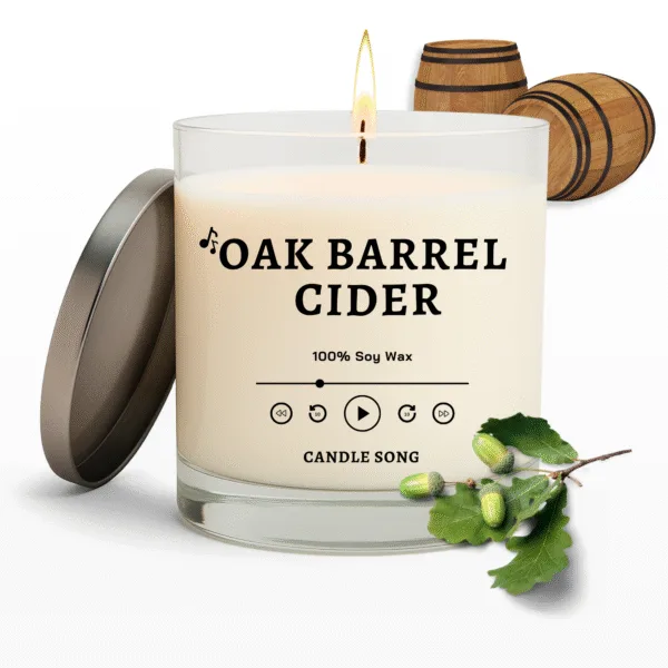 Oak Barrel Soy Candle - Image 2