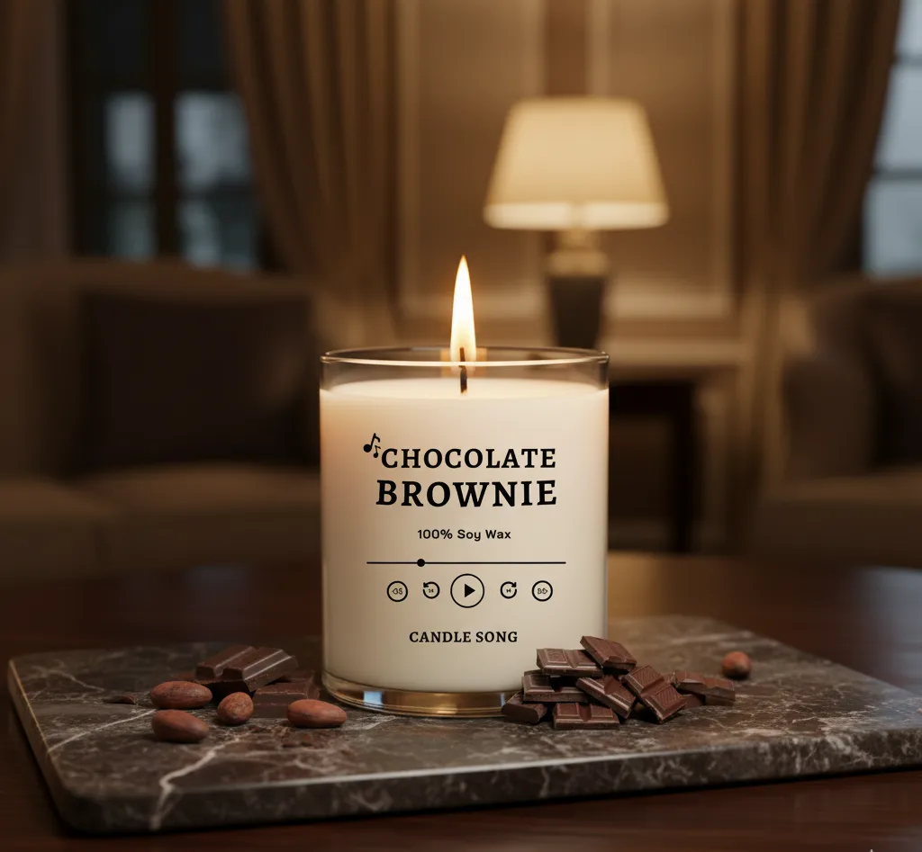 Chocolate Brownie Soy Candle - Image 2